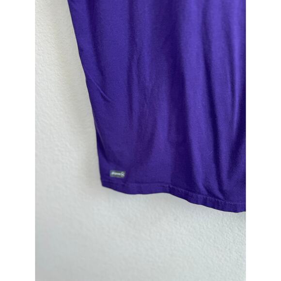 Men's Russell Purple Round Neck Short Sleeve T-Shirt Large - Picture 9 of 10